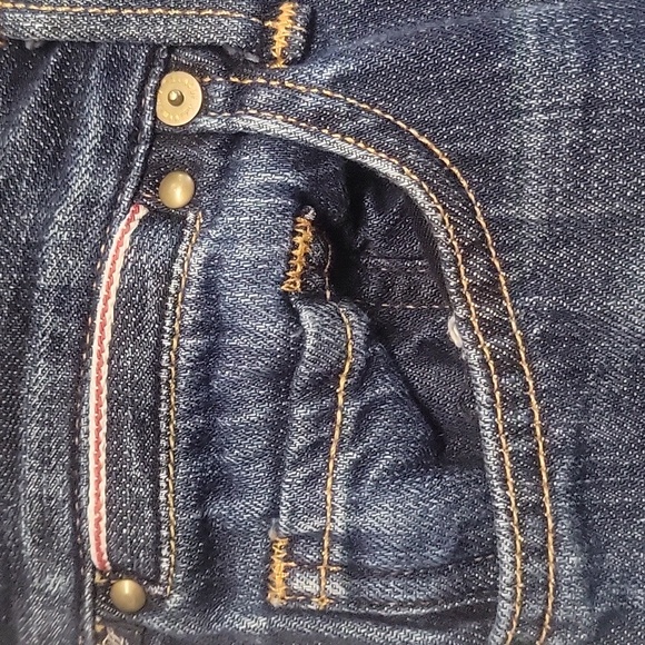 Citizens Of Humanity Dark Blue Cigarette Selvage Jeans Size 27 - Picture 2 of 9